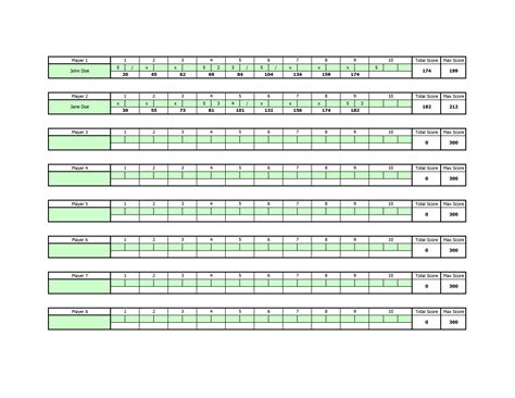 Scoring Template