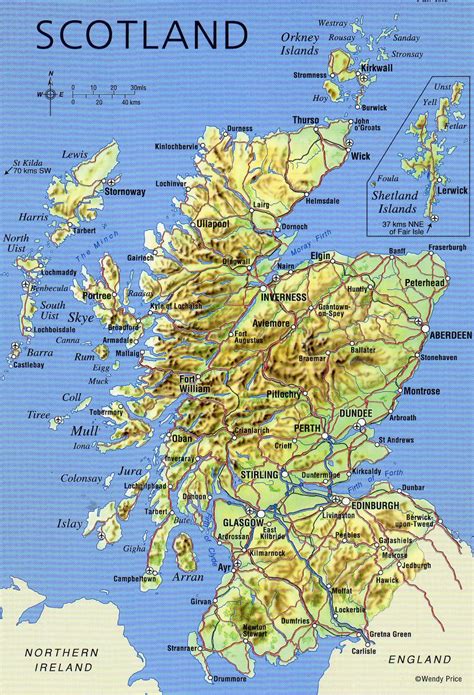 Scotland city maps