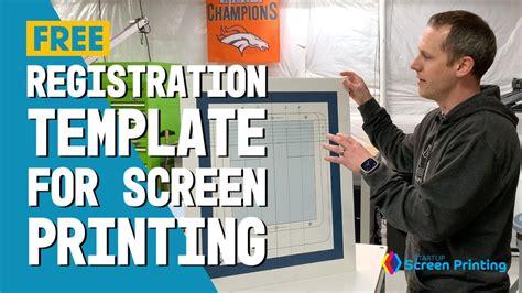 Screen Printing Pre Registration Template