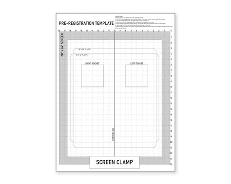 Screen Printing Pre Registration Template Techniques