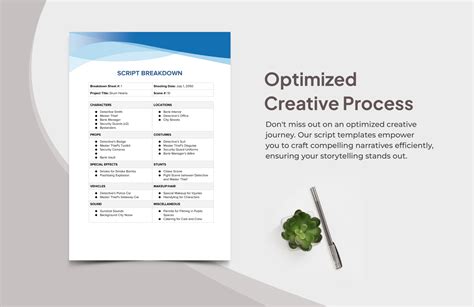 Script Breakdown Template