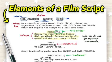 Image of script structure