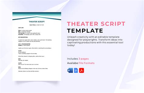 Film Script Template 7