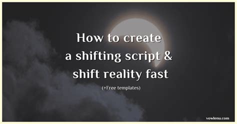 Scripting for Reality Shift Example