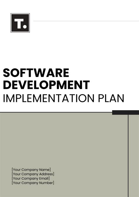 SDLC Deployment Plan Template Gallery