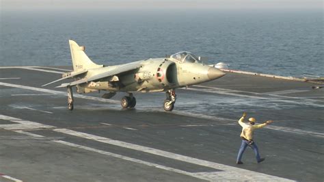 Sea Harrier landing