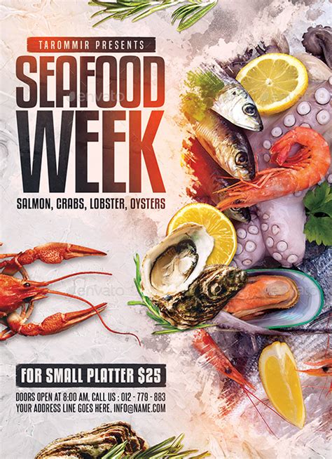 Seafood Flyer Template 5