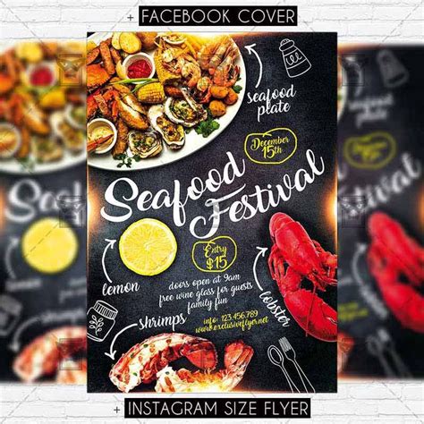 Seafood Flyer Template 6