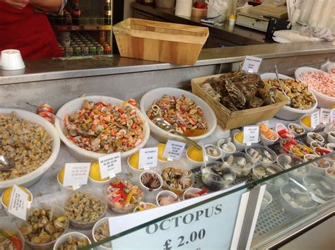 Seafood stall