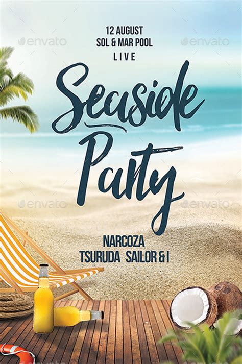 Seaside Beach Flyer Template