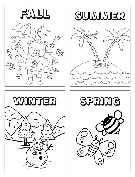 Seasonal coloring page with intricate details and shapes