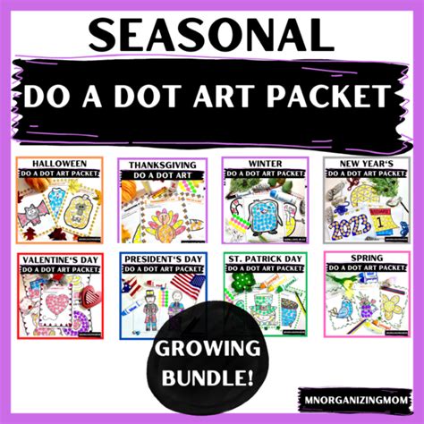 Seasonal Do A Dot printable