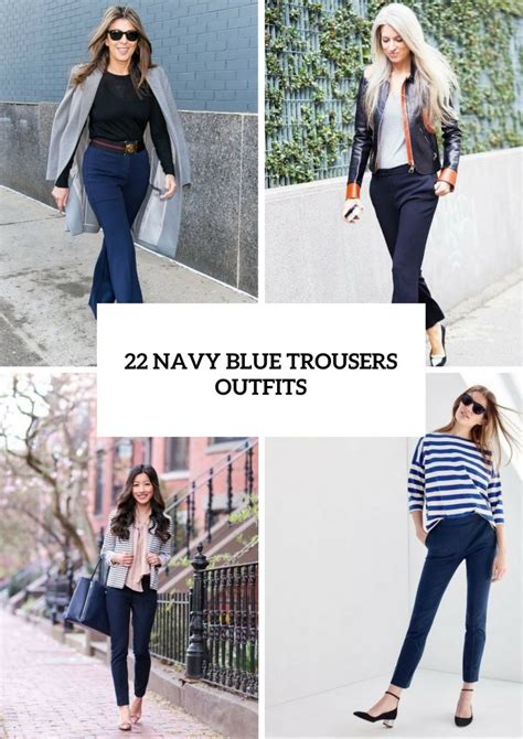 Description of Seasonal Styling of Navy Pants