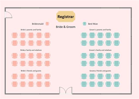 Seating Chart Template Example 4