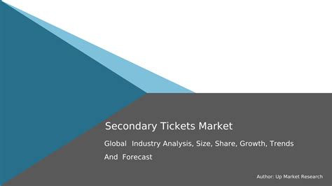 Secondary ticket market