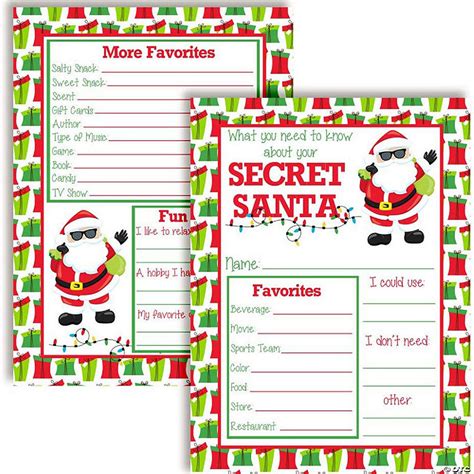 Secret Santa Games