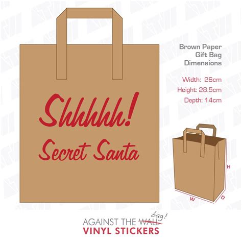 Secret Santa gift bag