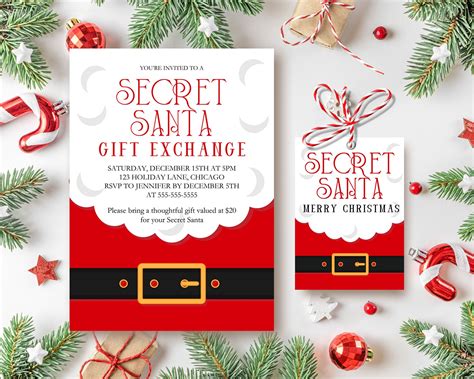 Secret Santa invite ideas 5