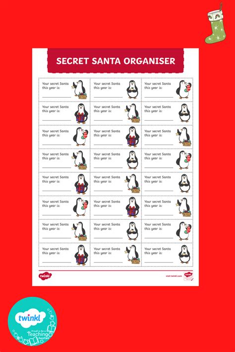 Secret Santa List Organizer