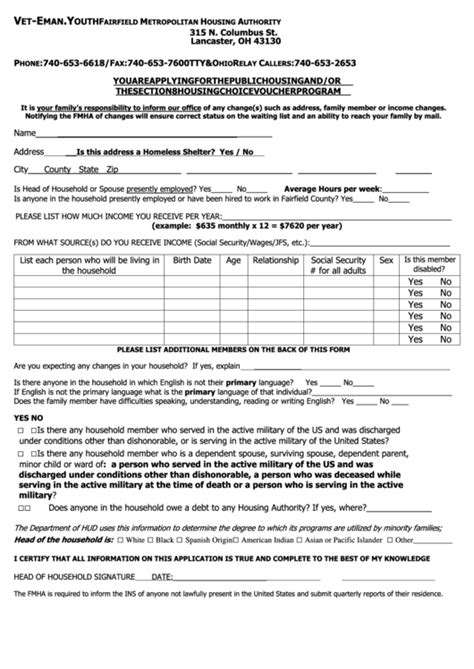 Section 8 Application Process