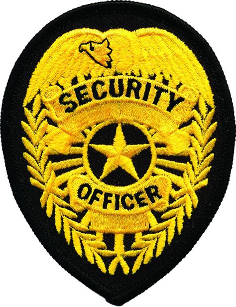 Security officer patches