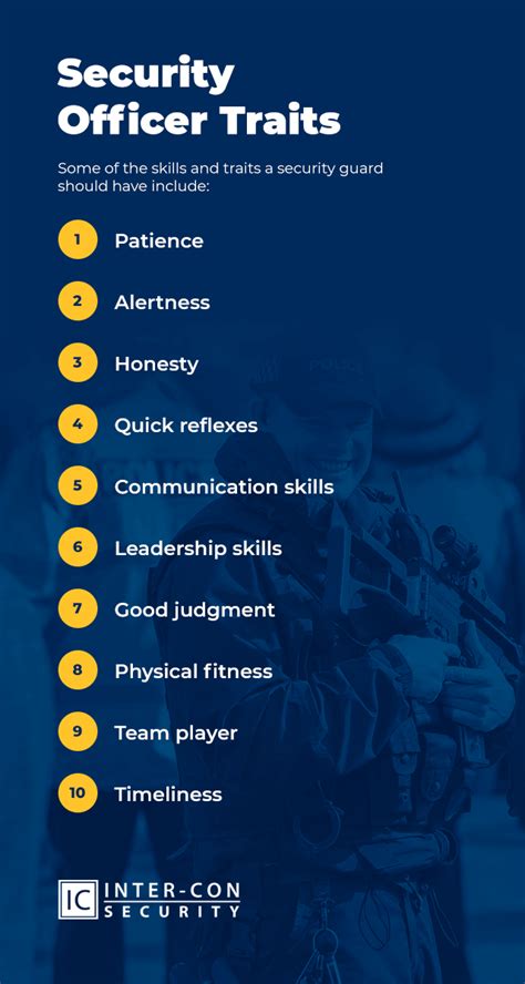 Security Officers Skills and Qualities