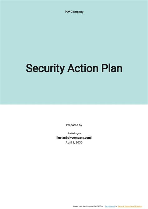 Security Plan Template 1