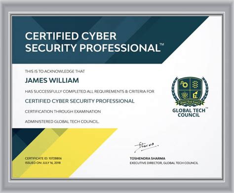 Security Specialist Certifications