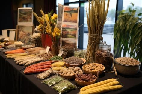 Participants at a seed exchange event trading seeds and gardening supplies