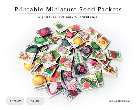 Seed Packet Printables