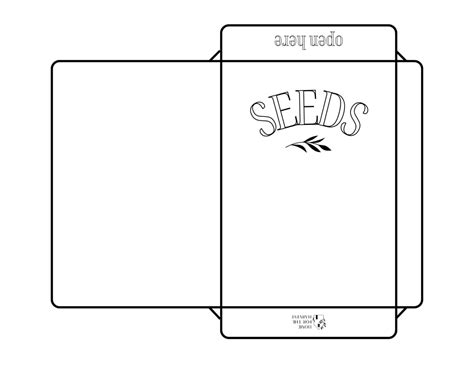 Seed Packet Templates