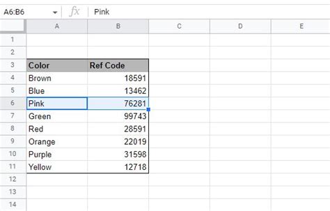 Select data range in Excel