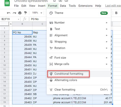 Conditional formatting using every other row method