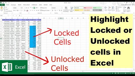 Select Lock cells option in Excel on Mac