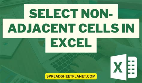 Select Non-Adjacent Cells in Excel