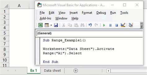 VBA Range Selection Examples