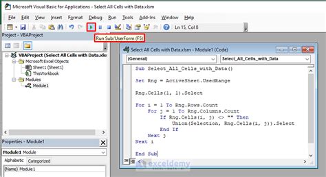 Selecting a Sheet in VBA