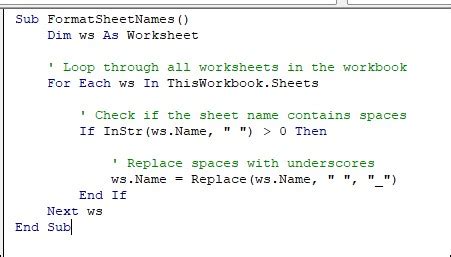 Select Sheet Loop VBA