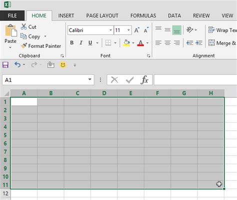 Selecting Cells and Ranges