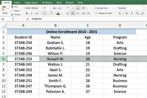 Importance of Row Selection in Excel