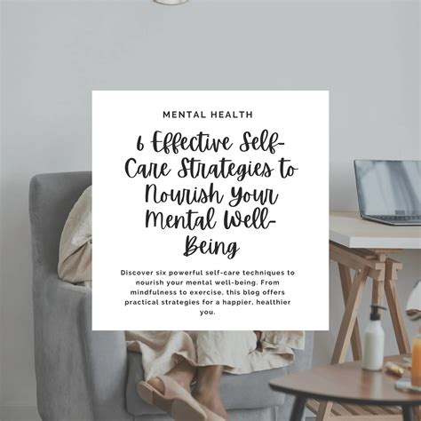 Self-care strategies