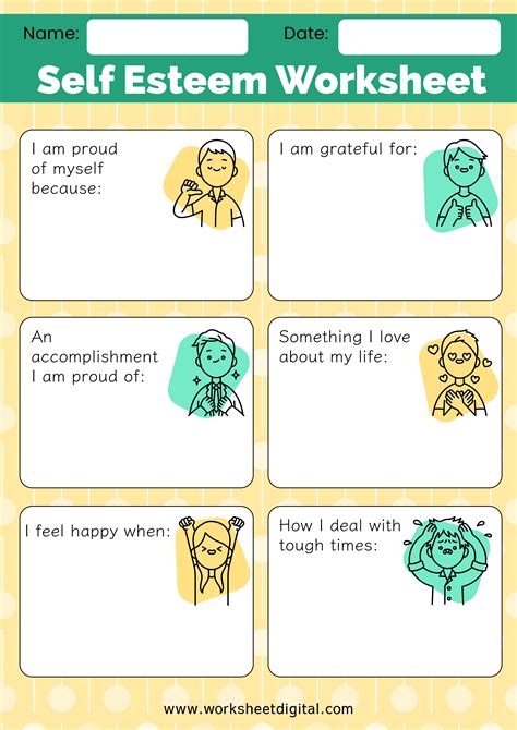 Positive Affirmations Worksheet