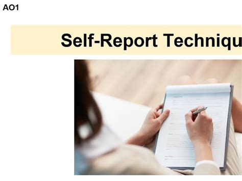 self-reporting