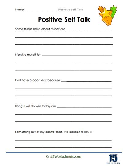 Self-Talk Exercises for Adults