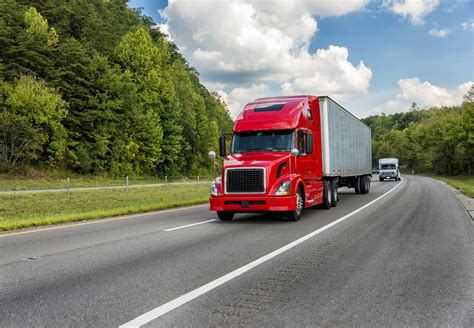 Semi-truck on highway coloring page