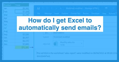 Send Automated Emails from Excel