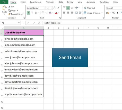 Send Email using VBA