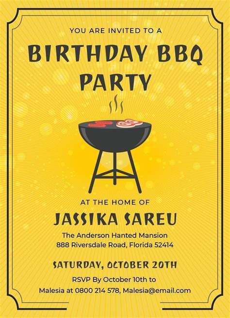 Send Out Your BBQ Invitations