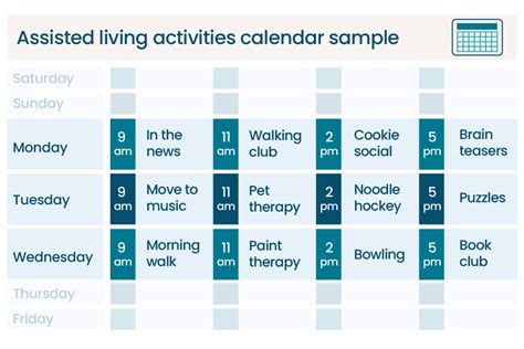 Senior Care Activity Template