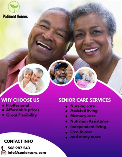 Senior Care Flyer Design